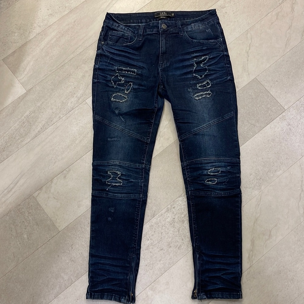 L&B skinny jeans.  Size 12.